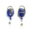 Oval Shape Retractable Badge Holder with Clip